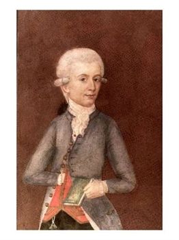 Croce painting, Wolfgang Amadeus Mozart 1780