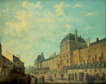 Debucourt painting, The Louvre