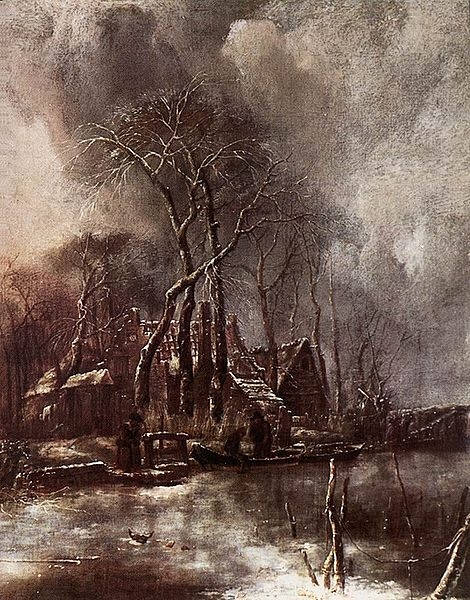 Cappelle, Winter Landscape, 1650