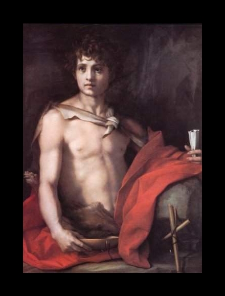 del Sarto Painting, John the Baptist