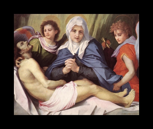 del Sarto Painting, Lamentation of Christ, 1520
