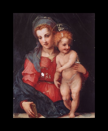 del Sarto Painting, Madonna and Child