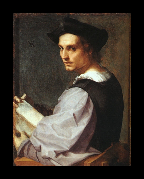 del Sarto Painting, Portrait of a Young Man
