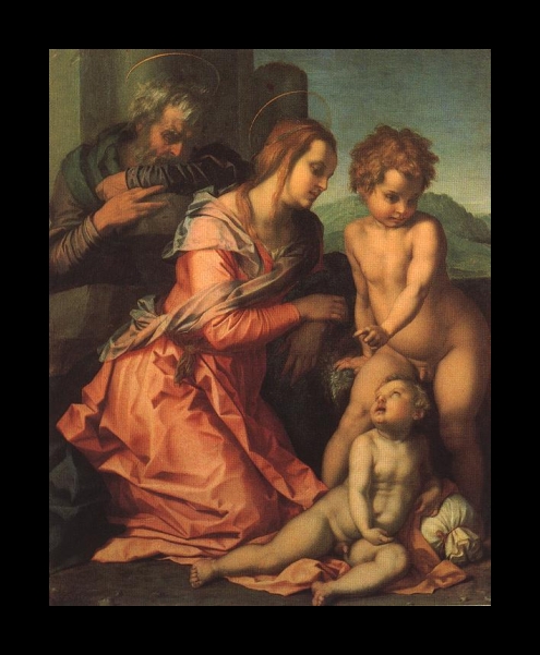 del Sarto Painting, The Holy Family
