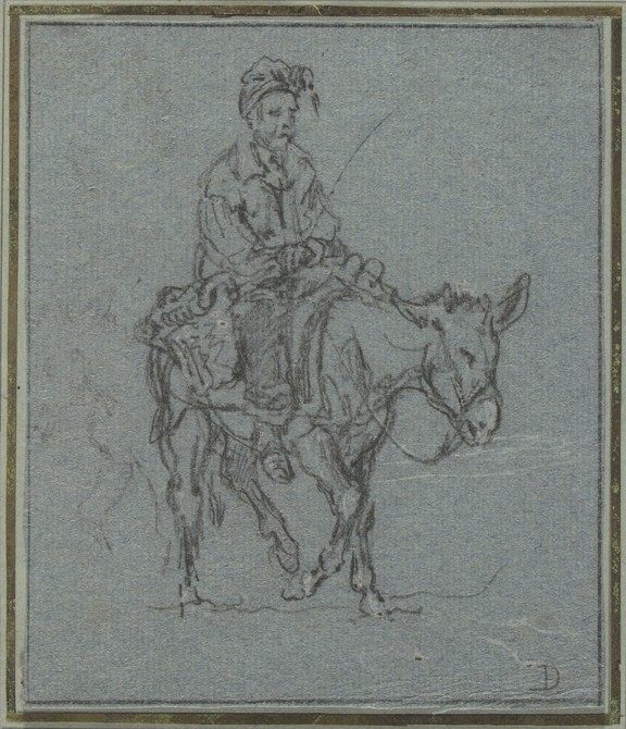 Demarne, Man Riding a Donkey