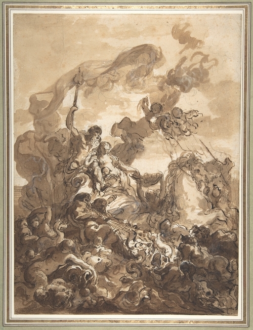 Doyen, Allegory of Fishery: Neptune and Amphitrite, 1768 