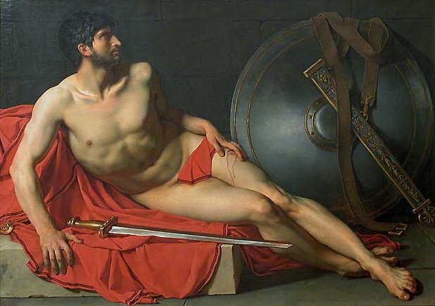 Drouais painting,Roman Soldier