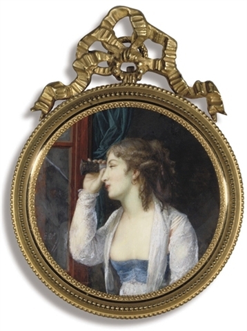 Dubois, A Young Lady in Profile