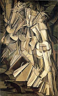 Duchamp, Nude Descending a Staircase, No. 2