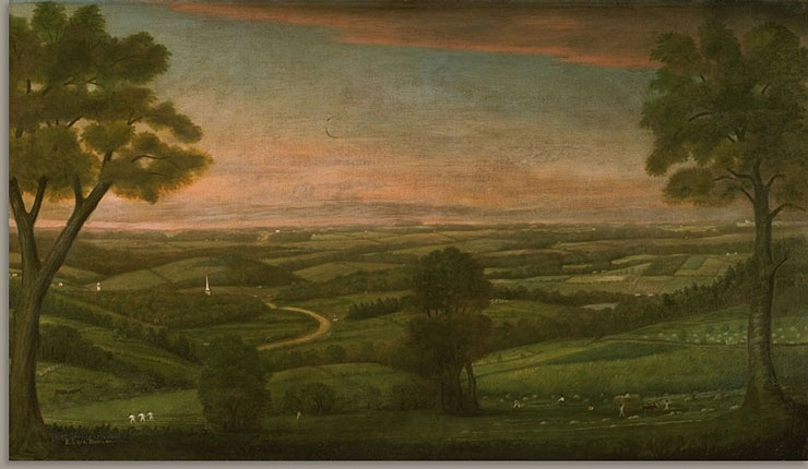 Looking East from Denny Hill”1800