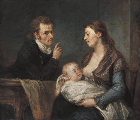 Edlinger painting, Family Portrait 1800