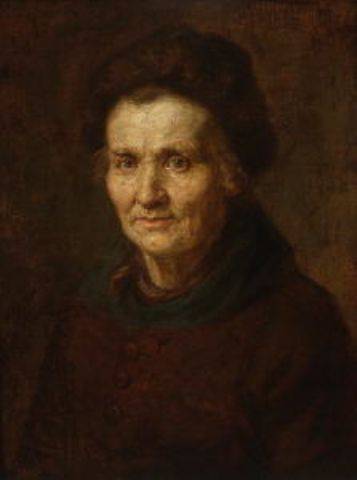 Edlinger painting,Portrait of a Woman