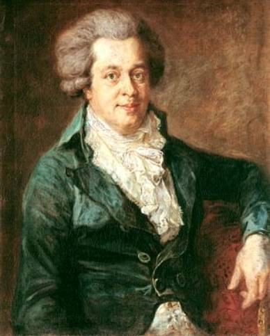 Edlinger painting,Wolfgang Amadeus Mozart