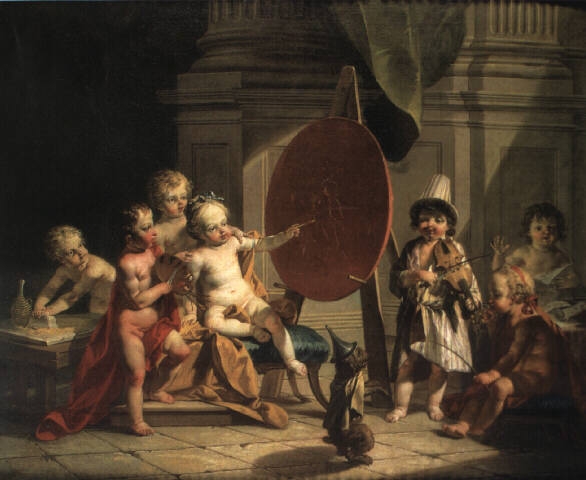 Eisen painting, Allegory of the Painter