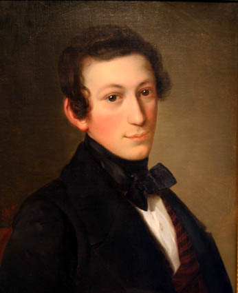 Franz Eybl painting, Portrait of a Young Man