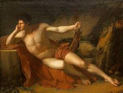 Fabre painting, Gladiator In Repose