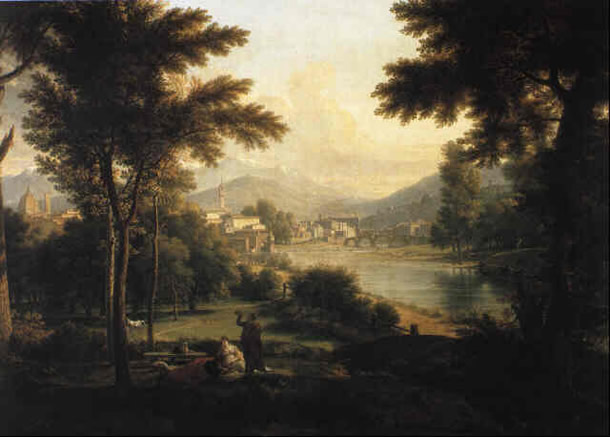Fabre painting, View Of Florence