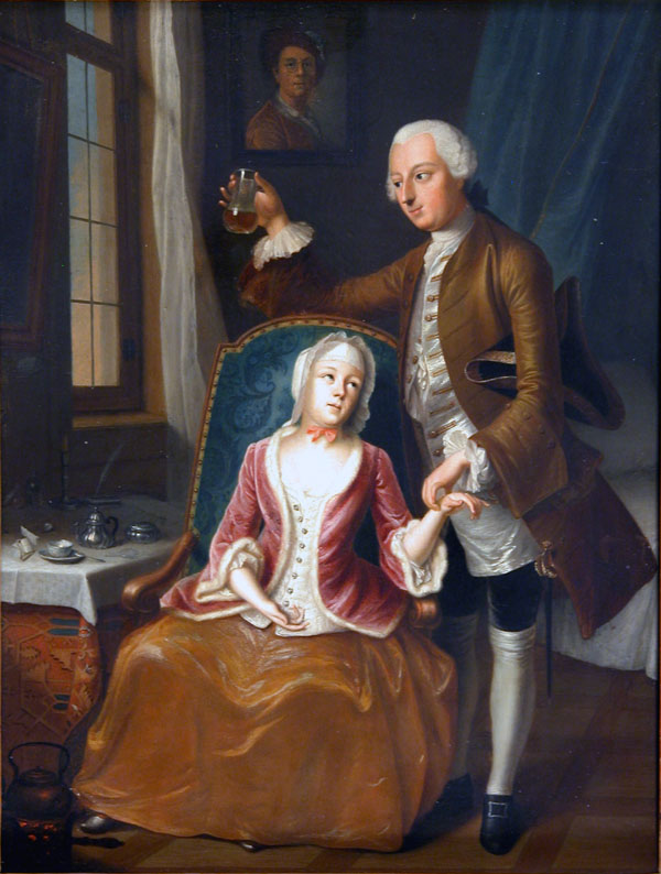 Fiedler painting, Portrait Of A Couple