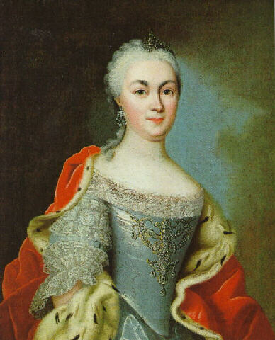 Fiedler painting, Portrait Of Princess Luise-Albertine Von Hessen-Darmstadt