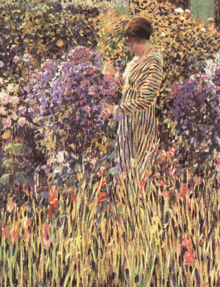 Lady in a Garden 1912