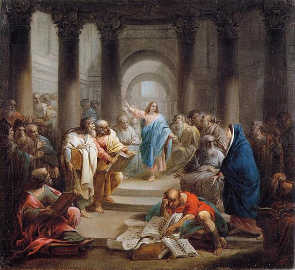 Gamelin painting, Jesus Among Doctors