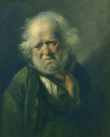Gamelin painting, Portrait of an Old Man