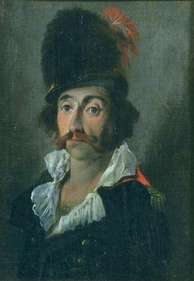 Gamelin painting, Portrait of Louis Jacques Brenguier