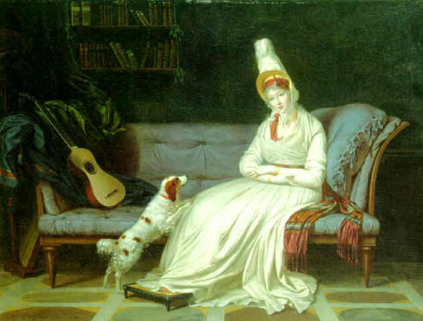 Gauffier painting, Portrait of Elizabeth, Lady Webster