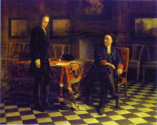 Peter the Great Interrogating Tsarevich Alexei Petrovich