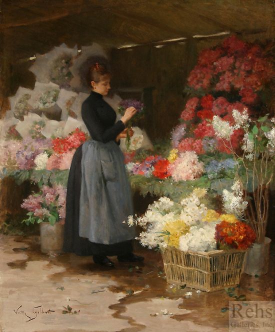 Gilbert, The Flower Market