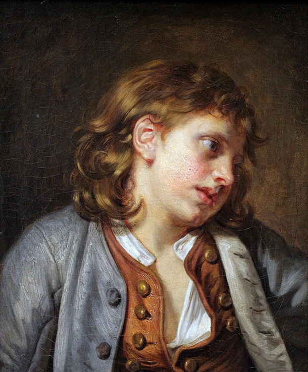 Greuze painting, A Young Peasant Boy