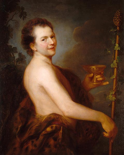 Grimou painting, Self-Portrait as Bacchus