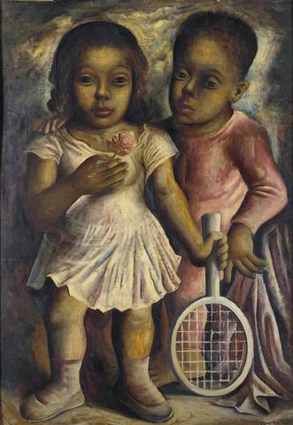 Guerrero, Children with Racket, 1936