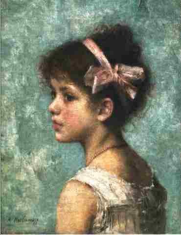 Girl with a Bow in Her Hair