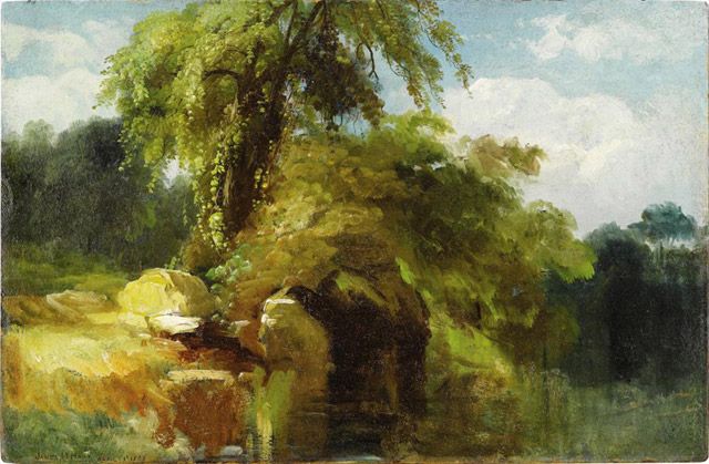 Hart, landscape, 1853