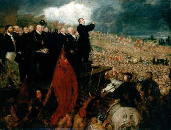 Haydon, Meeting of the Birmingham Political Union