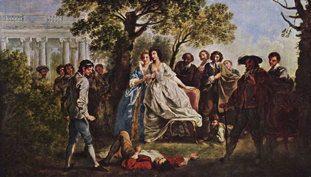 Hayman painting, Scene from Shakespears 