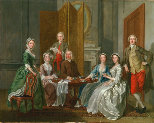 Hayman painting, The Gasciogne Family