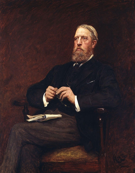 von Herkomer, Portrait of Spencer Compton Cavendish, 8th Duke of Devonshire