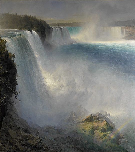 The Hudson River School, Frederic Edwin Church: Niagara Falls, From the American Side