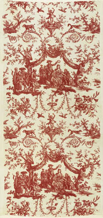 Huet painting, The Coronation of the Rose Queen, Tapestry Design