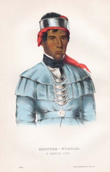 Chitee Yoholo, A Seminole Chief