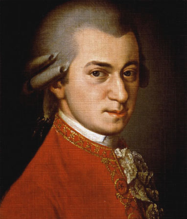 Barbara Krafft painting, Wolfgang Amadeus Mozart