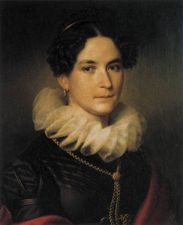 Johann Krafft painting, Maria Angelica Richter von Binnenthal