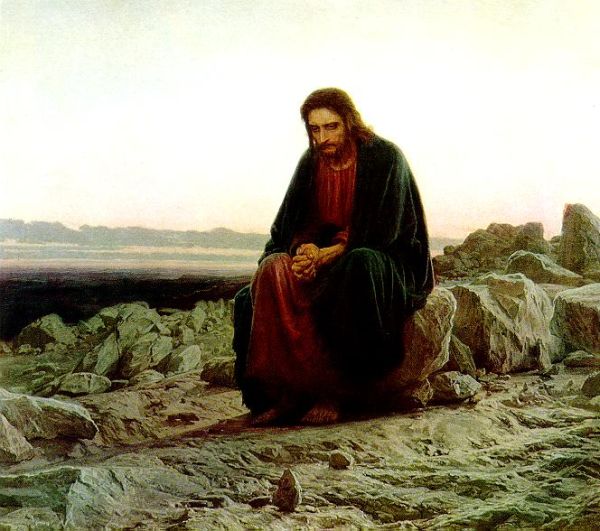 Kramskoi, Christ in the Wilderness