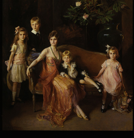 Portrait Of Mrs. Francis P. Garvan And Her Four Children