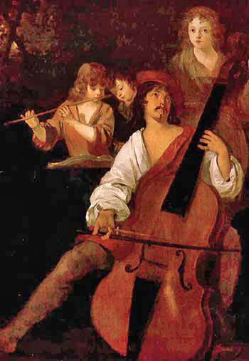 Lely painting, Musicians