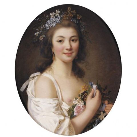 Lemoine painting, Madame de Genlis