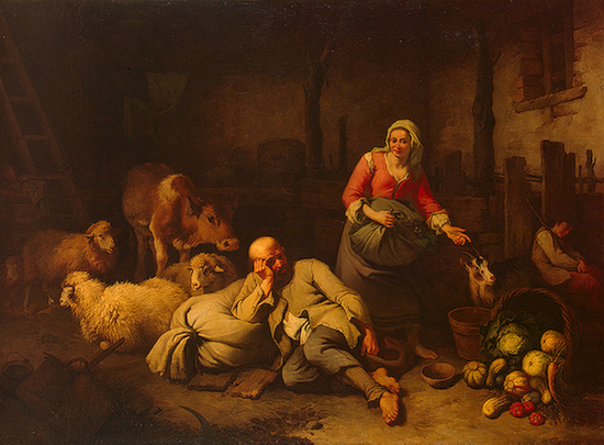 Londonio painting, Peasant Family