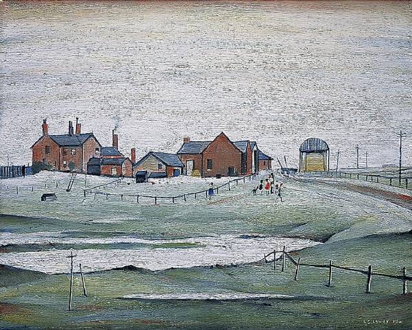 Lowry, Landscape with Farm Buildings
